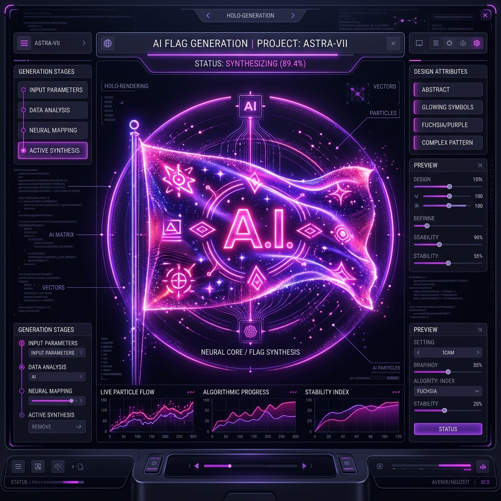 AI Flag Generator: How to Create a Custom Flag With AI
