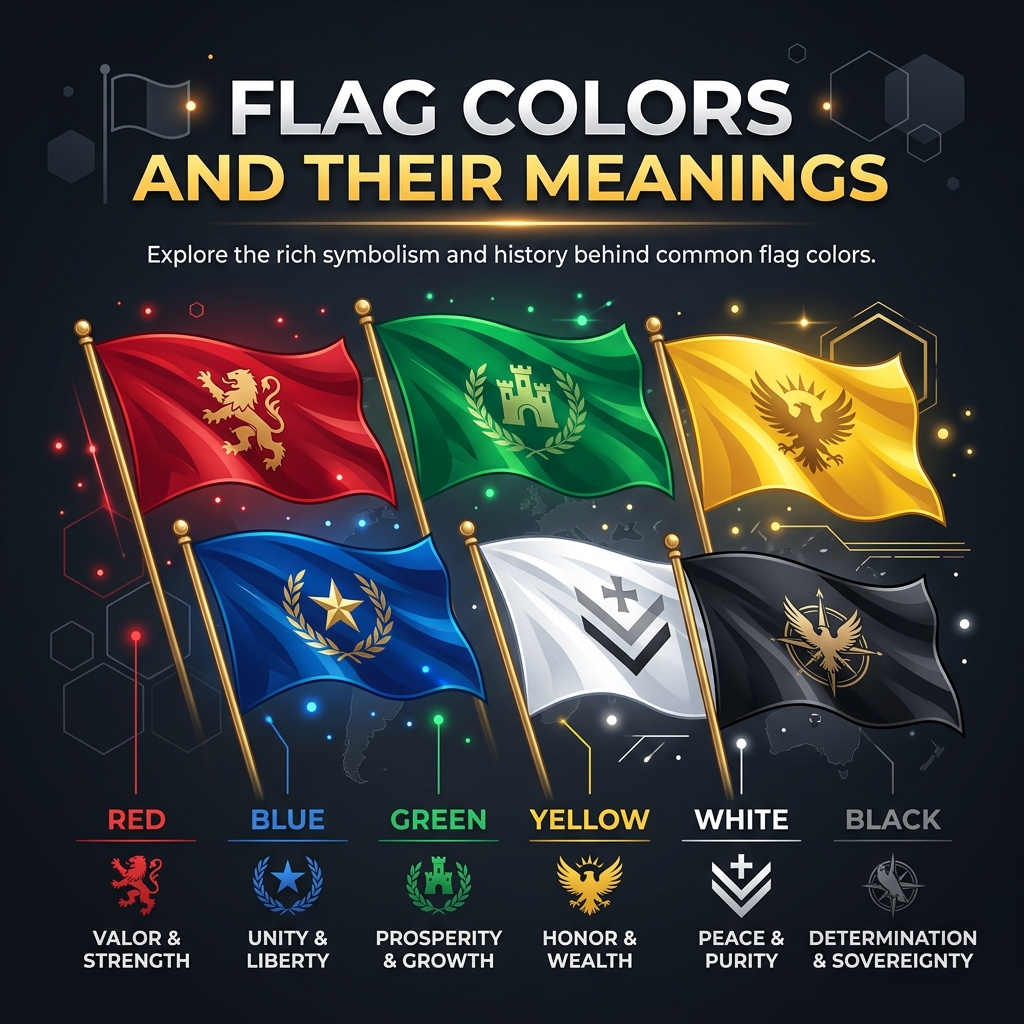 Flag Colors and Their Meanings: A Guide to Vexillology